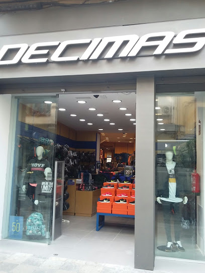 Tienda de ropa de deportes Décimas en Cuenca